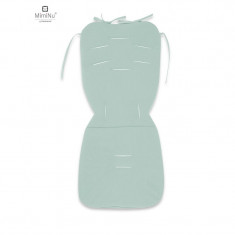 Salteluta pentru carucior reversibila MimiNu cu doua fete 78 x 34 cm Dino MintCold mint