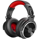 Casca OneOdio Pro10-Red cu fir detasabil, tip over ear, utilizare profesionala, DJ, conectare prin Jack 3.5 mm | Jack 6.35 mm, difuzor 50 mm, impedant