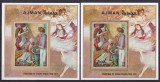 Ajman 1971 pictura Degas MI bl. 276 A+B MNH, Nestampilat