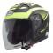 Casca moto semi-integrala Jk528, culoare negru/galben mat, marime S Cod Produs: MX_NEW AJ0063