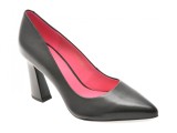 Pantofi eleganti EPICA negri, 4F3755, din piele naturala