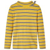 Tricou pentru copii cu maneci lungi, ocru, 92 GartenMobel Dekor, vidaXL