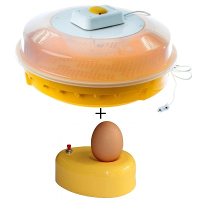 Incubator cu intoarcere manuala, pana la 70 de oua de gaina sau 120 de oua de prepelita + Cadou ovoscop foto