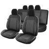 Set Huse scaune auto piele si textil HYUNDAI Tucson 2016 - 2019 bancheta fractionata