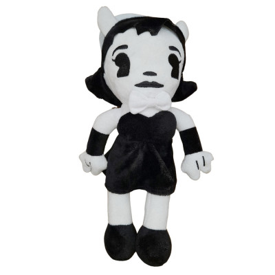 Jucarie de plus IdeallStore&amp;reg; Bendy And The Ink Machine, Alice Angel, 30 cm, negru foto