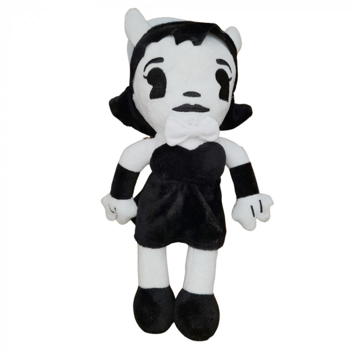 Jucarie de plus IdeallStore&reg; Bendy And The Ink Machine, Alice Angel, 30 cm, negru