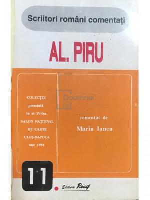 Marin Iancu - Al. Piru (editia 1995) foto