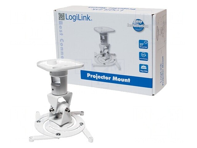Suport Proiector Alb 15kg 180-310mm