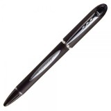 Pix Jetstream Uni-ball SX-210, 1. 0mm, cu capac, corp negru, detalii in culoarea scrisului negru