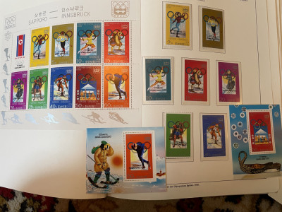 coreea - Timbre sport, jocurile olimpice 1980, nestampilate MNH foto