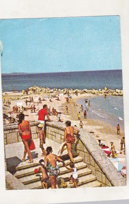 bnk cp Eforie Sud - Plaja - circulata - marca fixa foto
