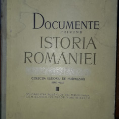 Eudoxiu de Hurmuzaki-Documente privitoare la istoria romanilor-vol.3,-1967