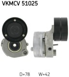 SKF VKMCV 51025 rola intinzator,curea transmisie