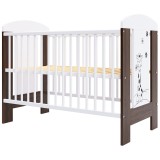 Cumpara ieftin Patut copii din lemn Hubners Calisto Girafa 120x60 cm maro