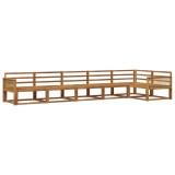 vidaXL Set de canapele de exterior 6 pcs natural Lemn Solid de Acacia 3382607