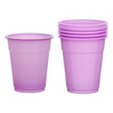 Set 20 Pahare de Plastic Lila, 300 ml, de Unica Folosinta, CMCLASS