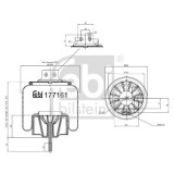 Febi Bilstein Burduf, suspensie pneumatica