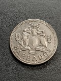 B 11 Moneda 25 Centi 1973 Barbados