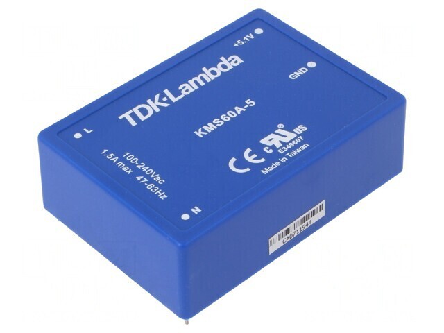 Convertor AC/DC 51W 5.1VDC KMS60A-5