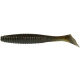 Shad Hide Up Stagger Original 3&quot;, 114 Green Pumpkin Blue Flake, 7.6cm, 4.5g, 10buc/pac