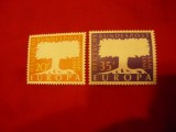 Serie Saar RFG 1957 - Europa CEPT , 2 valori, Nestampilat