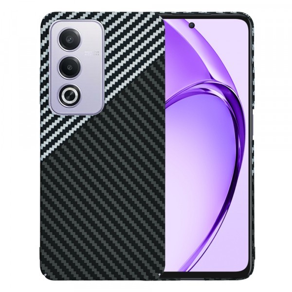 Husa pentru Oppo A80, Techsuit, Carbonite FiberShell, Gri
