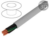 Cablu Neecranat 0.75mm2 Gri 300V/500V