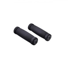 M&acirc;nere Bicicletă ATB, Negre, Spumă, Set 2 Bucăți