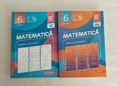 Mate 2000 Consolidare clasa a 6-a, partea I+II, M. Zaharia, Dan Zaharia, 2023 foto