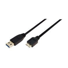 CABLU alimentare si date LOGILINK, USB 3.0 (T) la Micro-USB 3.0 (M), 3m, negru, &amp;quot;CU0028&amp;quot; (timbru verde 0.18 lei) foto