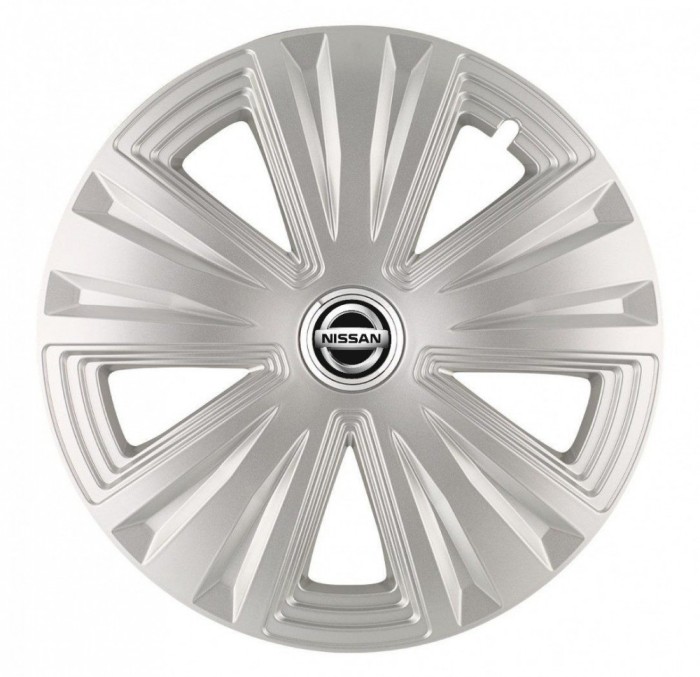 Set 4 capace roti pentru Nissan model Glory Gray, R14