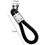 Breloc Auto Mercedes Negru Argintiu Snur, Accesorii Moda, Breloc Chei Masina