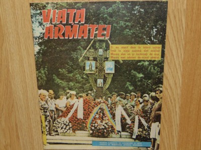 REVISTA VIATA ARMATEI IULIE 1990 foto