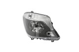 Far Mercedes Sprinter 210-519, 10.2013-06.2018, montare fata, dreapta, cu lumina de zi; H7+H7+PY21W+W21W+W5W; electric; cu motor; halogen, AYFAR