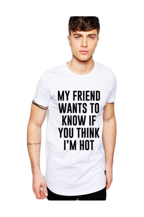 Tricou alb barbati - My Friend Wants To Know - XL