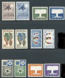 EUROPA CEPT 1957 - emisiunile Franta, Olanda, Belgia, Italia, Germania, Saarland, Nestampilat