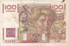 FRANTA 100 francs 31-5-1946 VF!!!