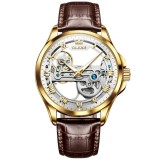 Ceas barbatesc Olevs Mecanic Automatic Skeleton Business Indici Luminosi