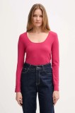 United Colors of Benetton pulover culoarea roz, light, 1W2AD10E5