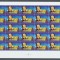 ROMANIA 2004 probe de tipar colita 25x eseu timbru S Dali hartie subtire galbuie