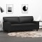 vidaXL Canapea cu 2 locuri, negru, 140 cm, piele ecologică 359417