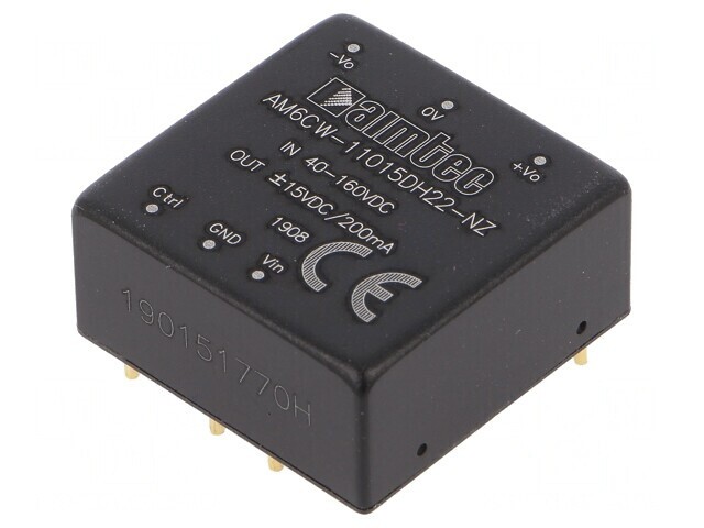 Convertor DC/DC 6W 40-160V Input 15VDC Output