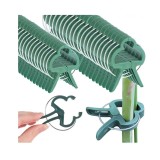Cleme fixare plante, doua dimensiuni diferite, set 108 bucati, PP verde