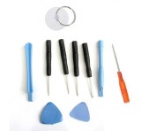 Trusa Surubelnite Precizie Telefon Tableta 10 in 1, Kit Reparatie Smartphone, Ventuza, Spudger, Pene Plastic Desfacere Carcasa