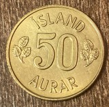 C50 - Moneda foarte veche - Islanda - 50 aurar - 1974