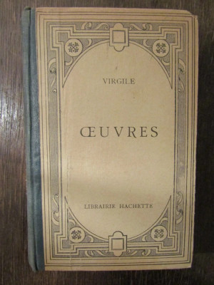 Virgile Virgilius - Oeuvres text latin comentat in franceza foto