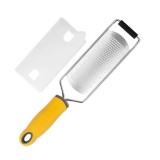 Răzătoare Manuală eMazing: Eficientă și Eleganță &icirc;n Bucătărie! Oțel Inoxidabil, Perie Inclusă, Dimensiuni Compacte 31x6.7 cm, Galbenă