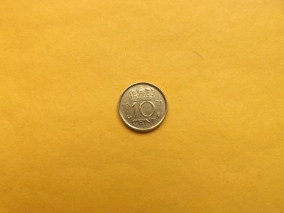 Olanda 10 Centi 1971 - MO 1 foto