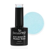 Cumpara ieftin Shimmer Rubber Base SensoPRO Milano - #57 Dazzling Tinkerbell, 10ml