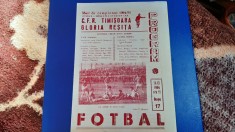 program CFR Timisoara - Gloria Bistrita
